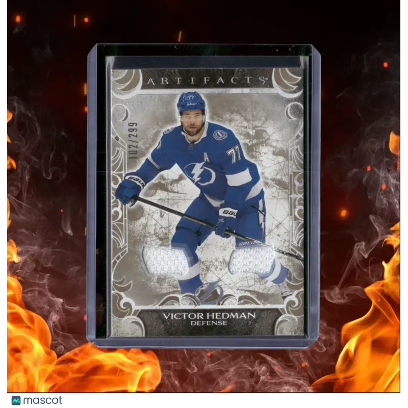 2024-25 Upper Deck Artifacts Victor Hedman Jersey Material Gold 102/299 #6