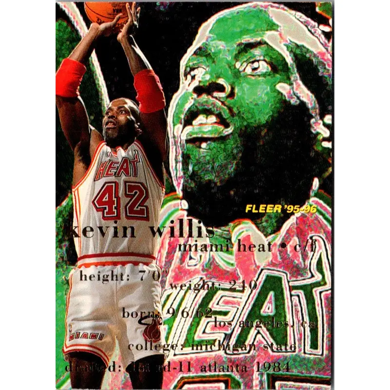 1995 Fleer Kevin Willis #99