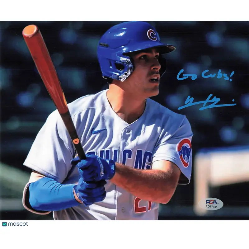 Matt Mervis Signed 8x10 Photo PSA Chicago Cubs