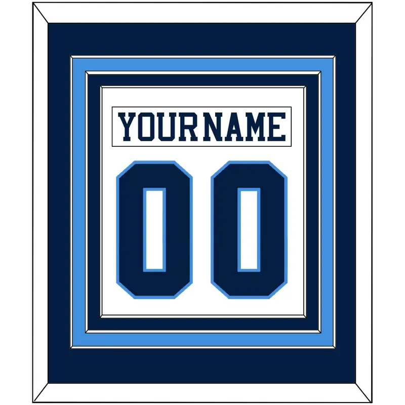 Pittsburgh Nameplate & Number (Back) Combined - Home White (1977-1980) - Triple Mat 2