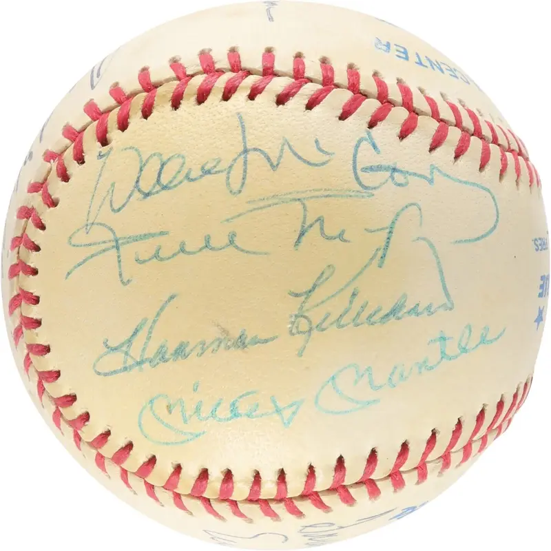 500 Home Run Signed Baseball Mickey Mantle Ted Williams Willie Mays 11 Sigs JSA