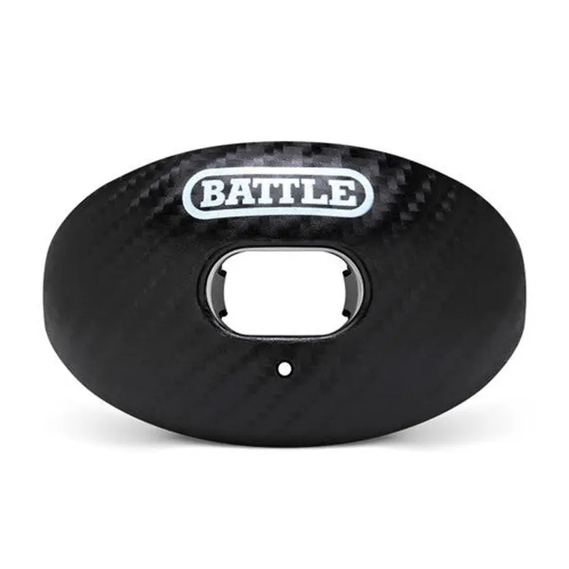 New Battle "Carbon" Oxygen Football Mouthguard - Black - OSFM