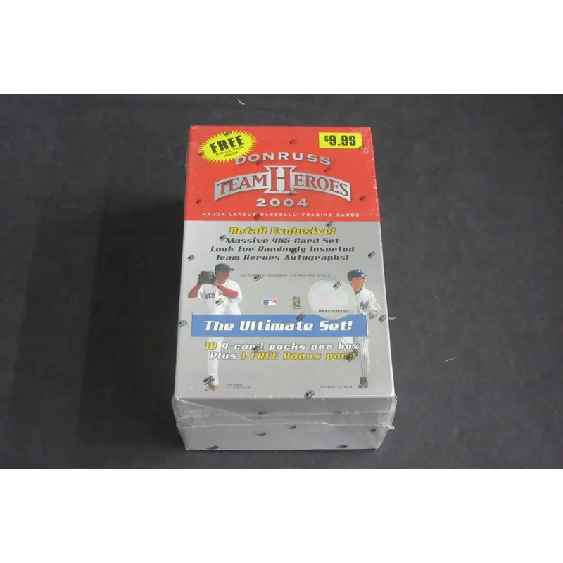 2004 Donruss Team Heroes Baseball Blaster Box (11/4)