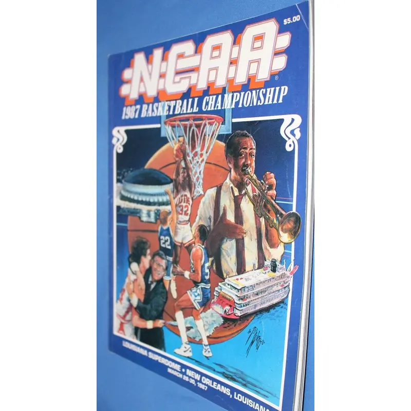 1987 NCAA Basketball Championship Program, Indiana University Champs