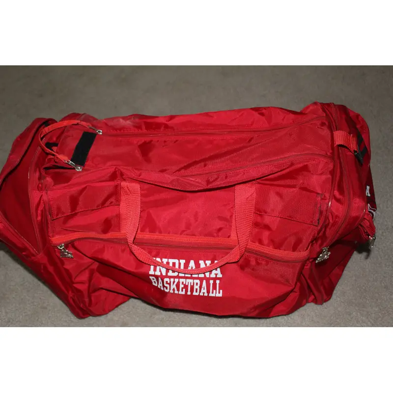 1990's Indiana University Basketball Game Used Equipment Bag