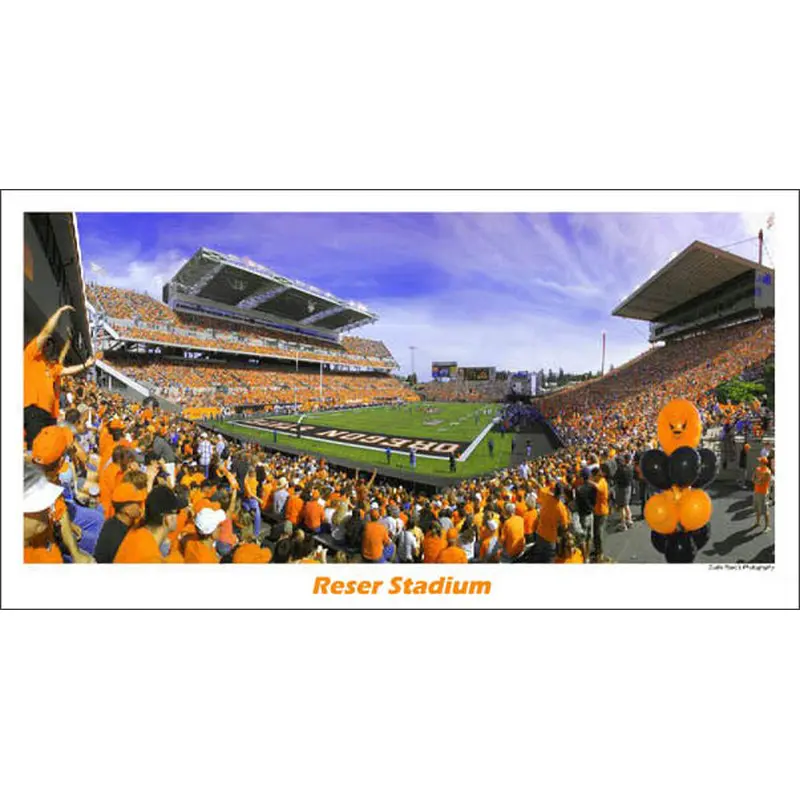 Oregon State Beavers Reser Stadium Panoramic Poster Print - Curtis Reed