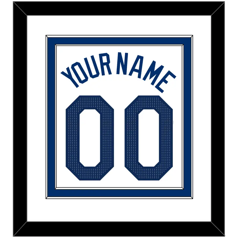 Los Angeles Name & Number - Home White - Double Mat 1