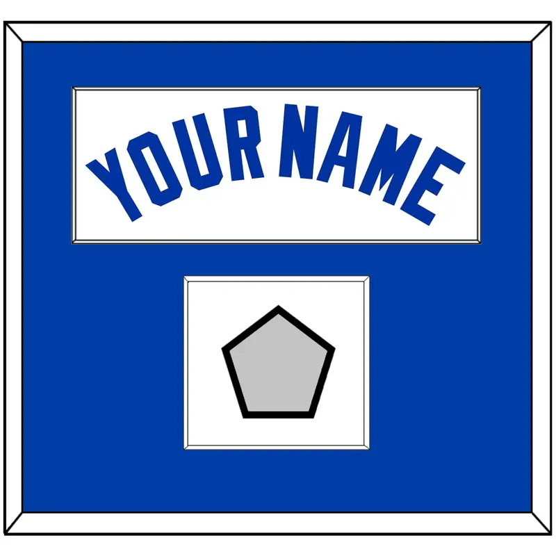 Toronto Name & World Series Patch - Home White (1981-1996) - Single Mat 1