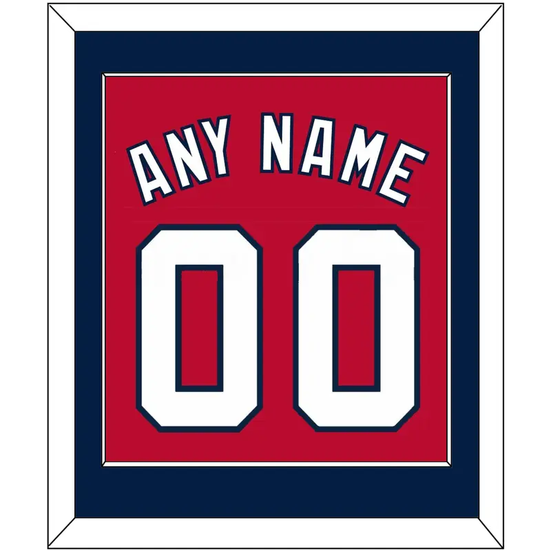 Washington Name & Number - Alternate Red - Single Mat 2