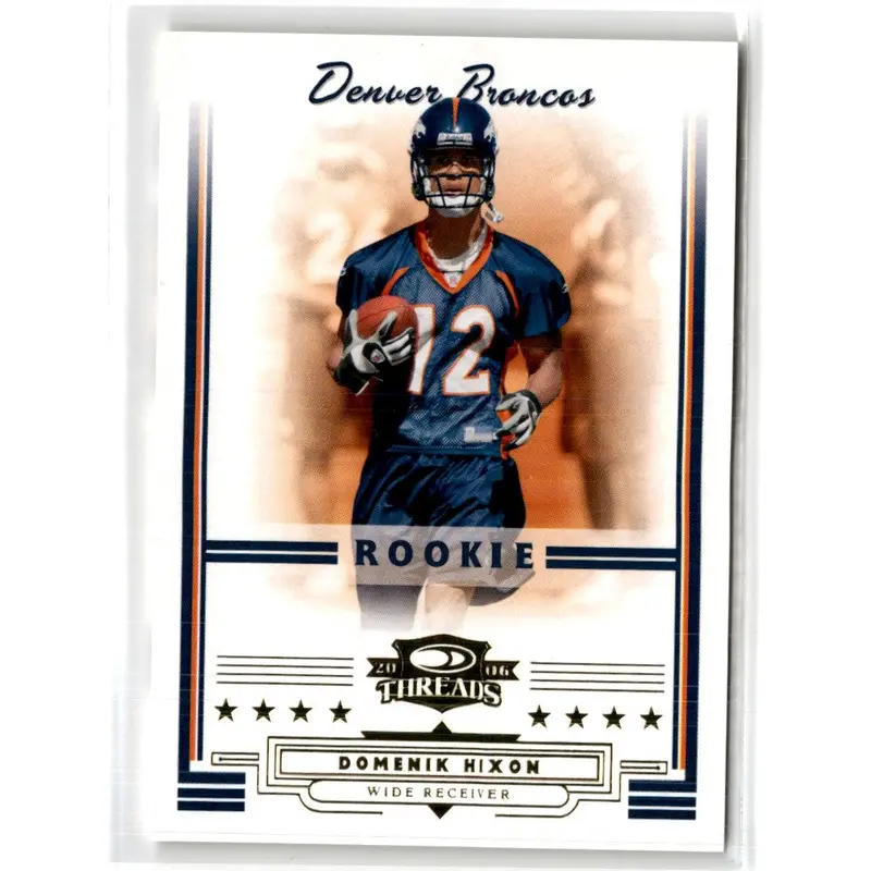 2006 Donruss Threads Domenik Hixon #175 Rookie 813/999