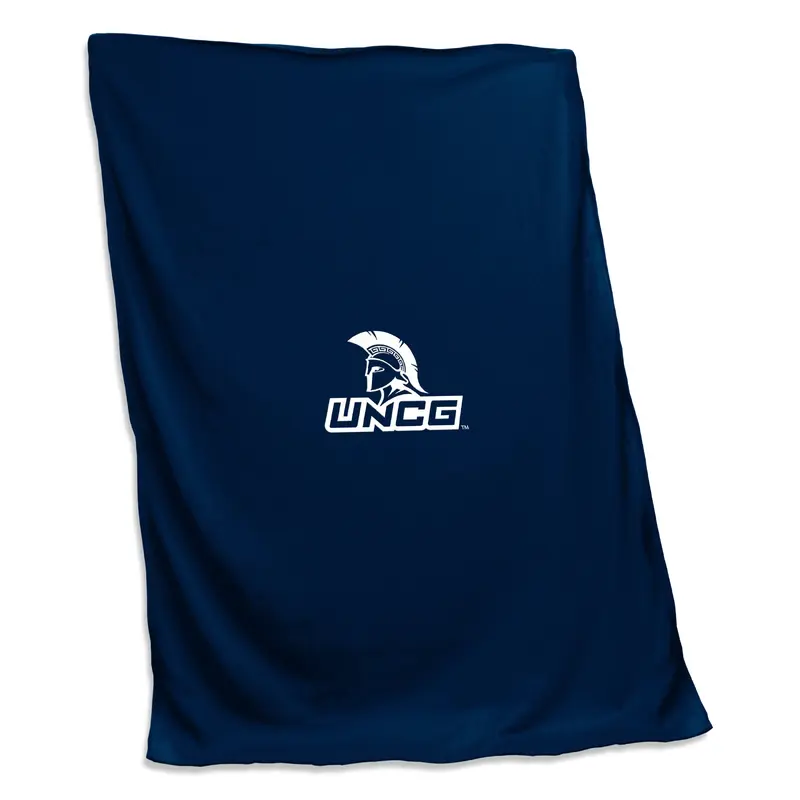 North Carolina Greensboro Navy Sweatshirt Blanket (Screened)