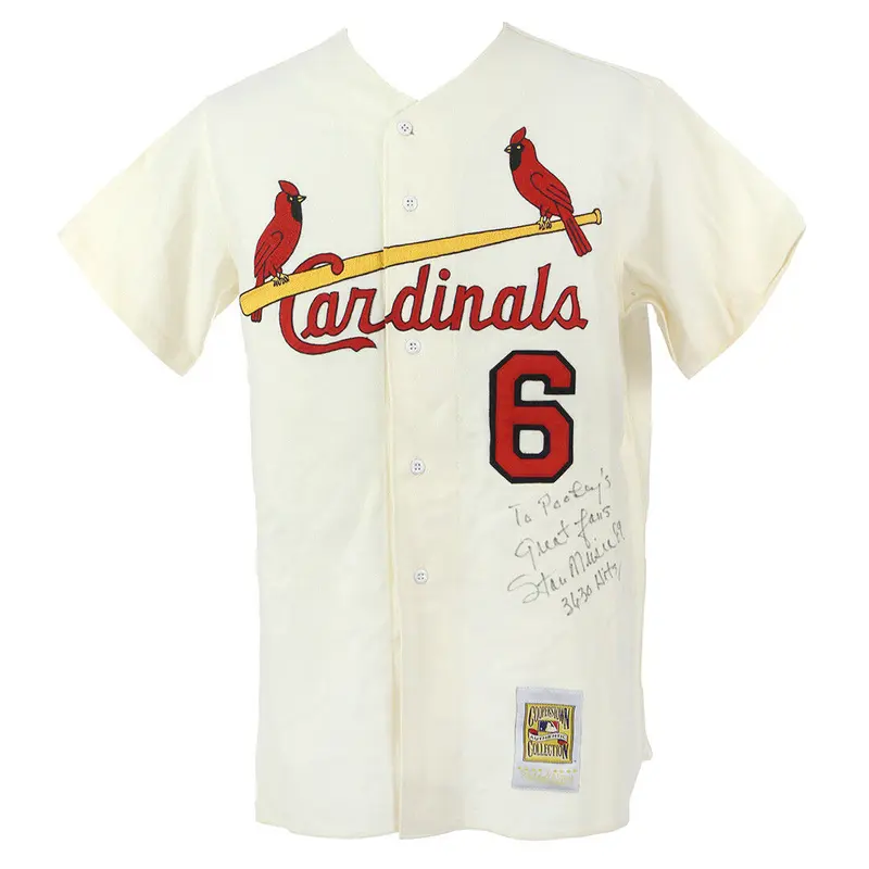 Stan Musial "3630 Hits, Hall Of Fame 1969" Signed St. Louis Cardinals Jersey JSA