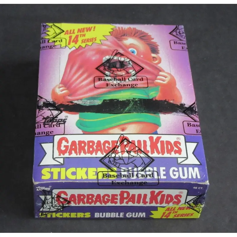 1988 Topps Garbage Pail Kids Series 14 Unopened Wax Box (w/o price) (X-Out) (Poster) (BBCE)
