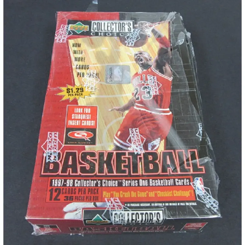 1997/98 Upper Deck Collector's Choice Basketball Series 1 Box (Retail) (36/12)
