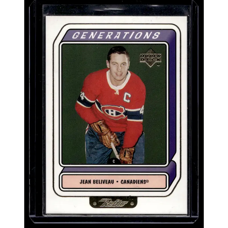 1999-00 Upper Deck Retro - Generations - Jean Beliveau #G5A
