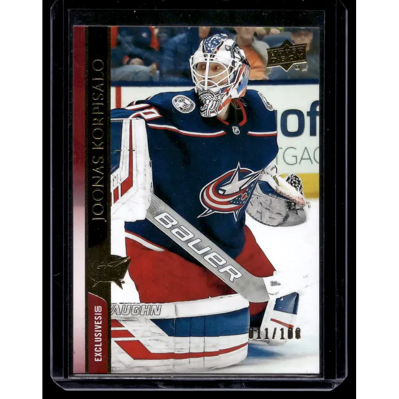 2020-21 Upper Deck - UD Exclusives - Joonas Korpisalo #308 /100