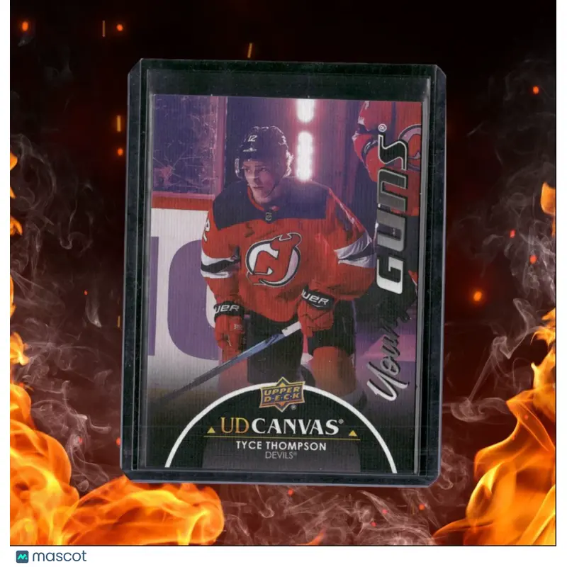 2021-22 Upper Deck Tyce Thompson Black Canvas Young Guns Rookie #C96
