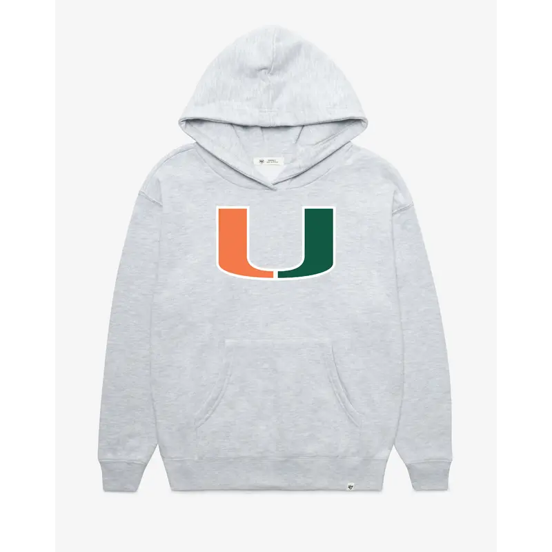 MIAMI HURRICANES IMPRINT '47 NAOMI HOOD WOMENS