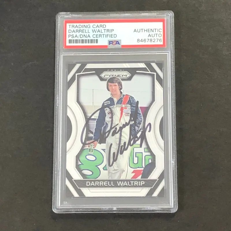 2018 Panini Prizm #12 Darrell Waltrip Signed Card AUTO PSA Slabbed Nascar