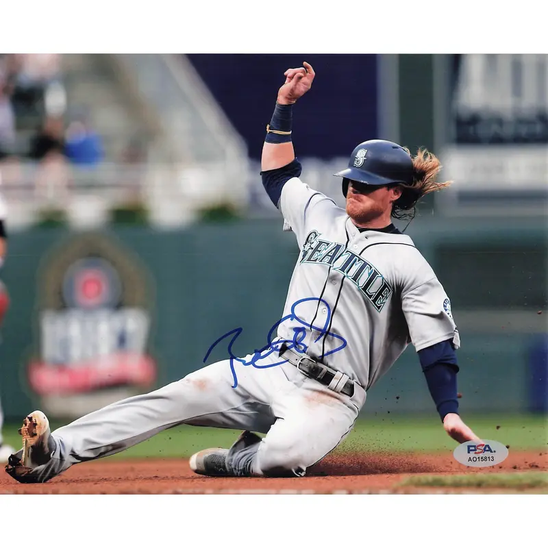 Ben Gamel signed 8x10 photo PSA/DNA Seattle Mariners Autographed