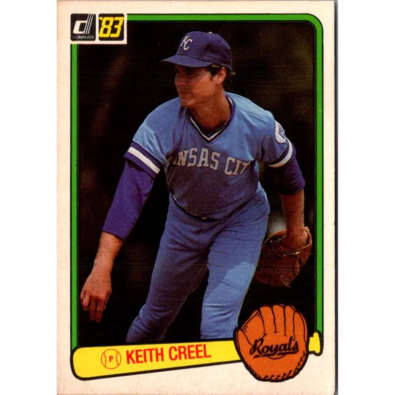 1983 Donruss Keith Creel #574 Rookie