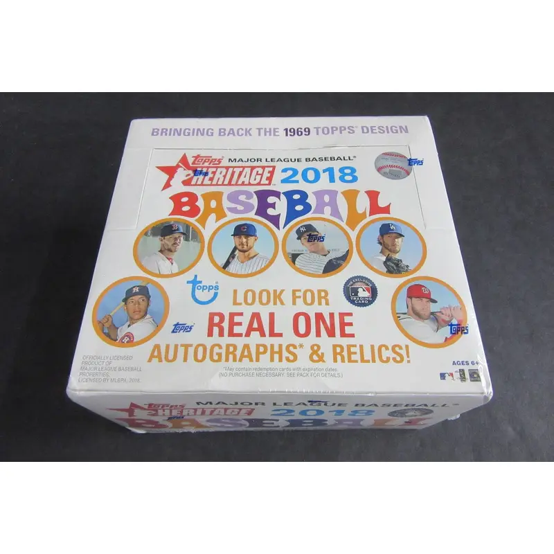 2018 Topps Heritage Baseball Box (Retail)