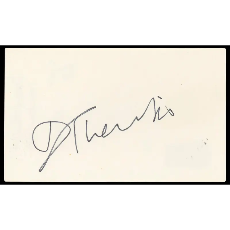 David Thewlis Harry Potter Authentic Signed 3x5 Index Card BAS #BN33332