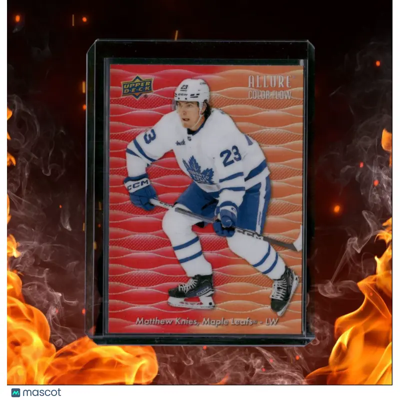 2023-24 Upper Deck Allure Matthew Knies Color Flow Red Orange Rookie #CF-2