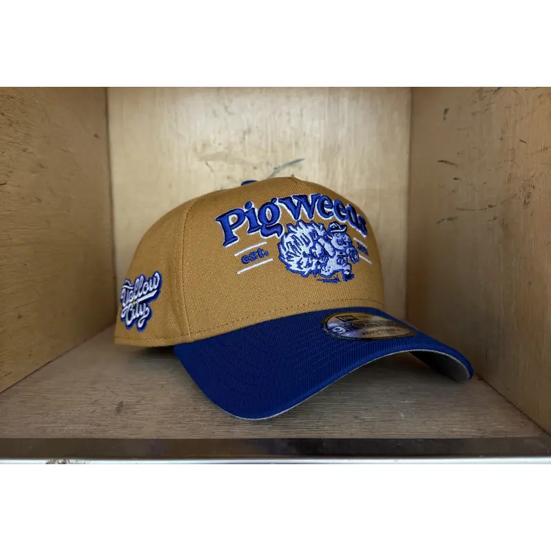 Amarillo Sod Poodles Yellow City Pigweeds Tan/Royal 9FORTY Hat