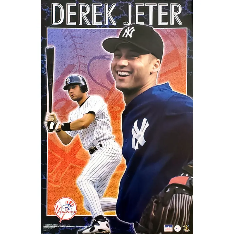 Derek Jeter "Superstar" New York Yankees MLB Action Poster - Starline 2000