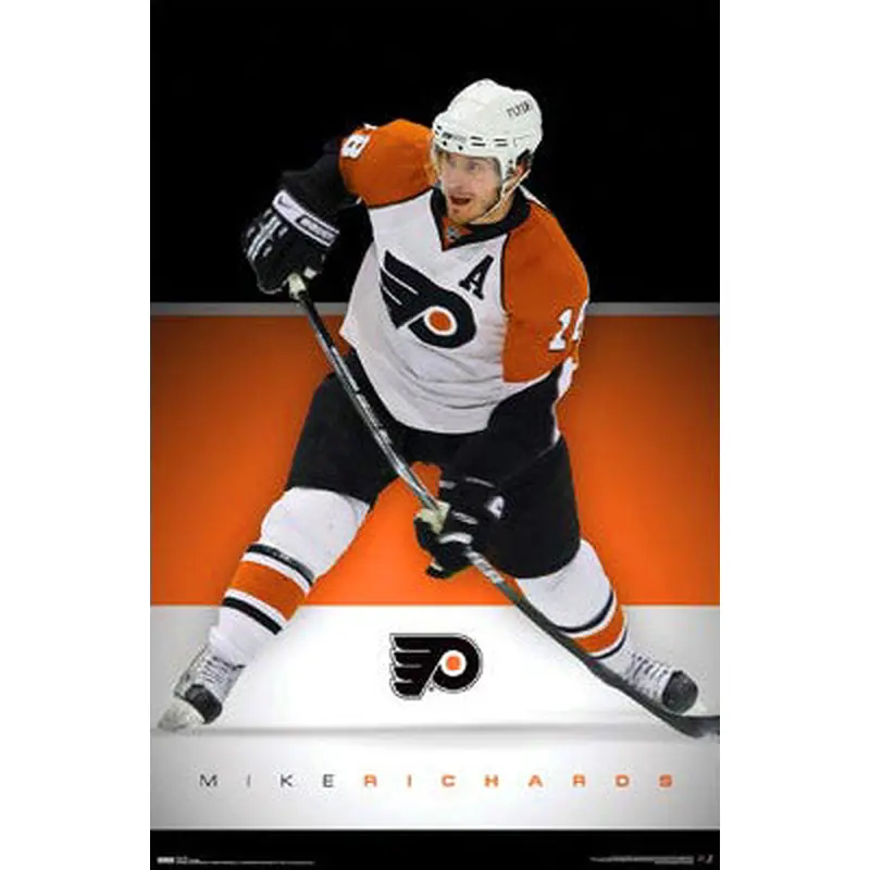 Mike Richards "Playmaker" Philadelphia Flyers Poster - Costacos 2008