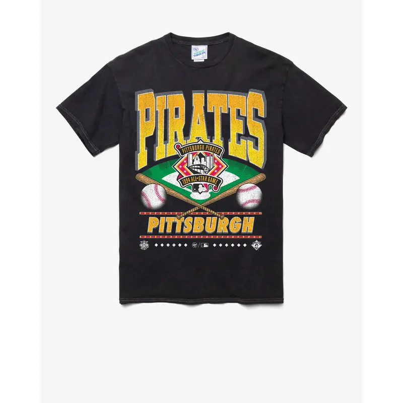 PITTSBURGH PIRATES COOPERSTOWN STRAIGHT SHOT VINTAGE '47 TUBULAR TEE
