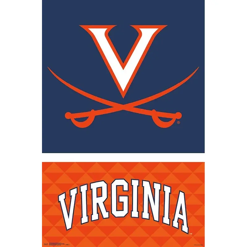University of Virginia Cavaliers Official NCAA Team Logo Poster - Trends International