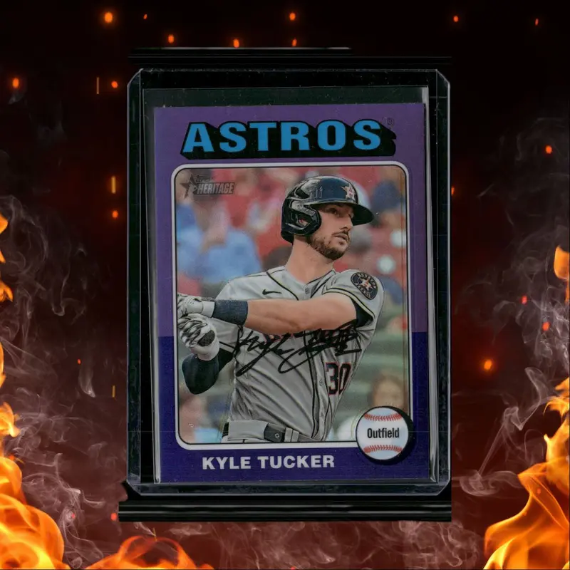 2024 Topps Heritage Purple SP Kyle Tucker #304