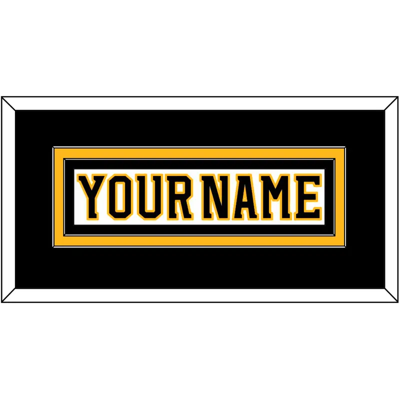 Boston Nameplate - Road White (1995-2007) - Double Mat 2