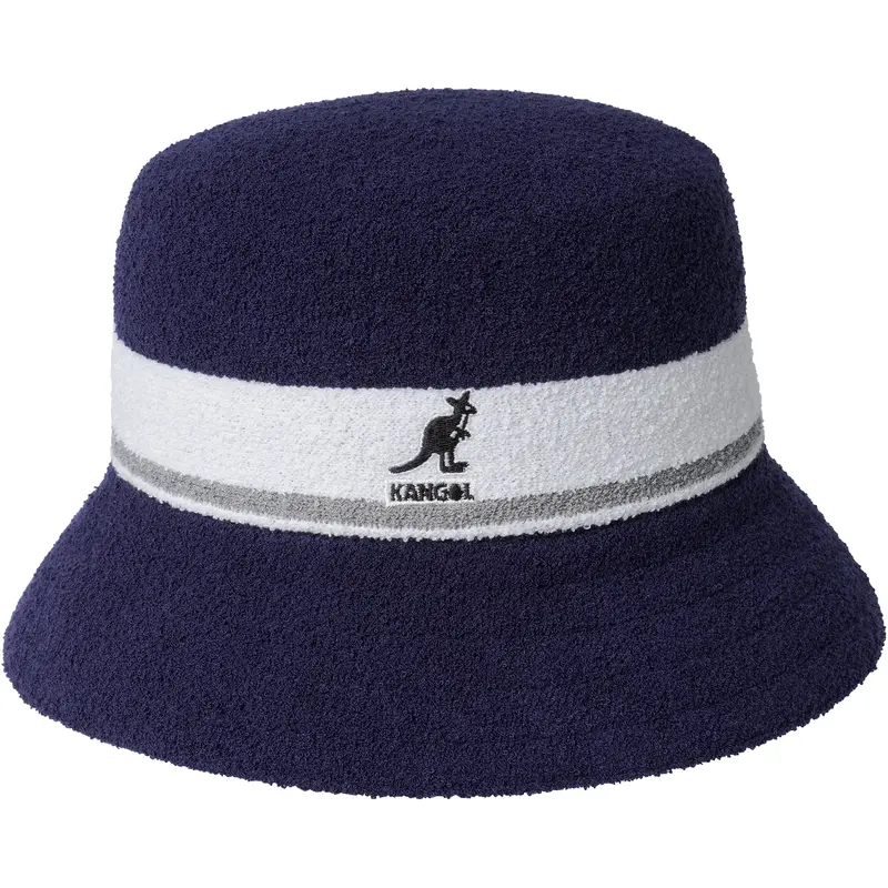 Kangol - Bermuda Stripe Bucket Hat - Navy