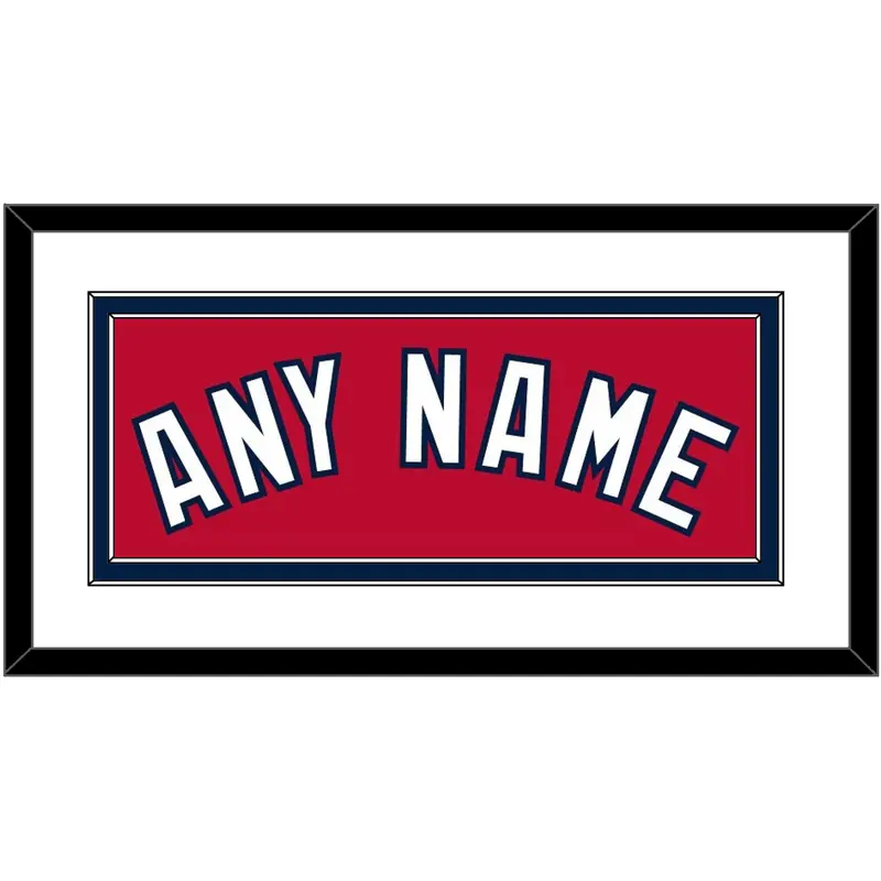 Washington Name - Alternate Red - Double Mat 1