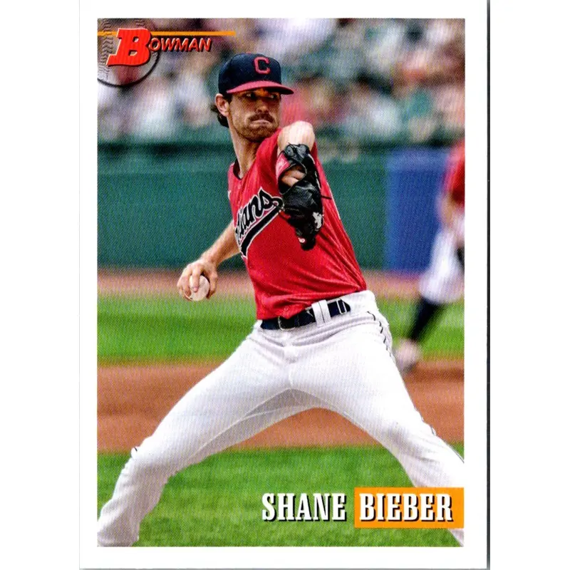 2021 Bowman Heritage Shane Bieber #54