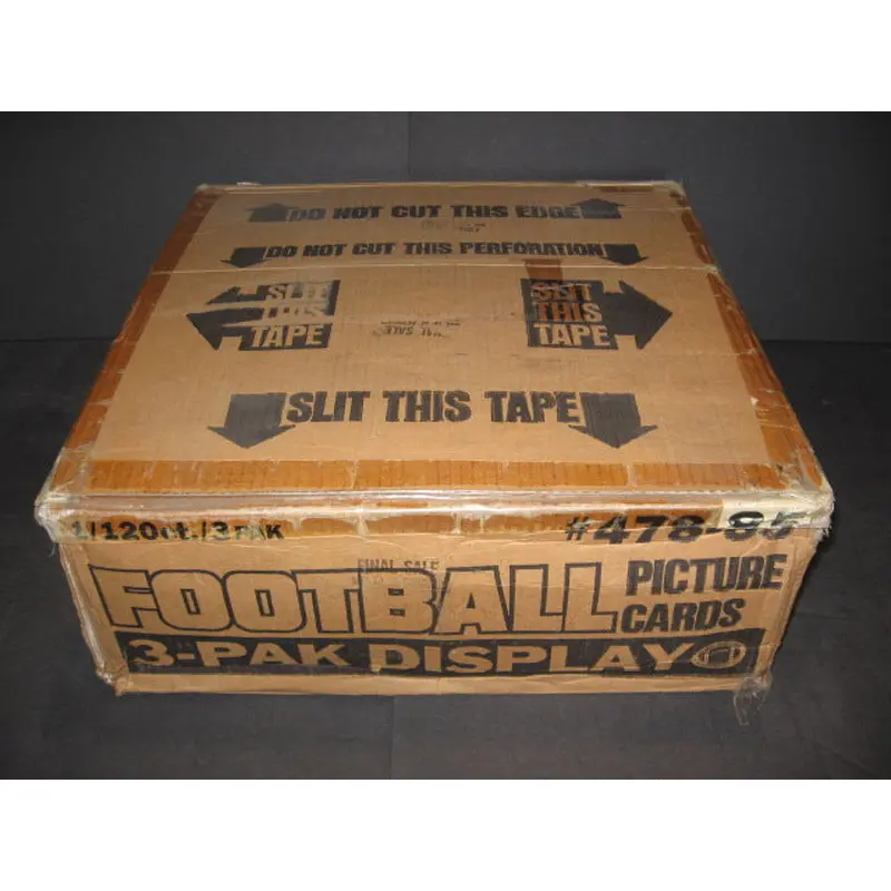 1985 Topps Football Grocery Rack Pack Case (120)
