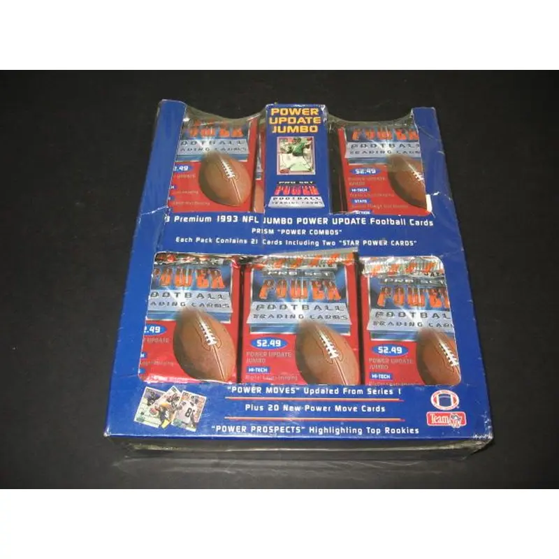 1993 Pro Set Power Football Update Jumbo Box
