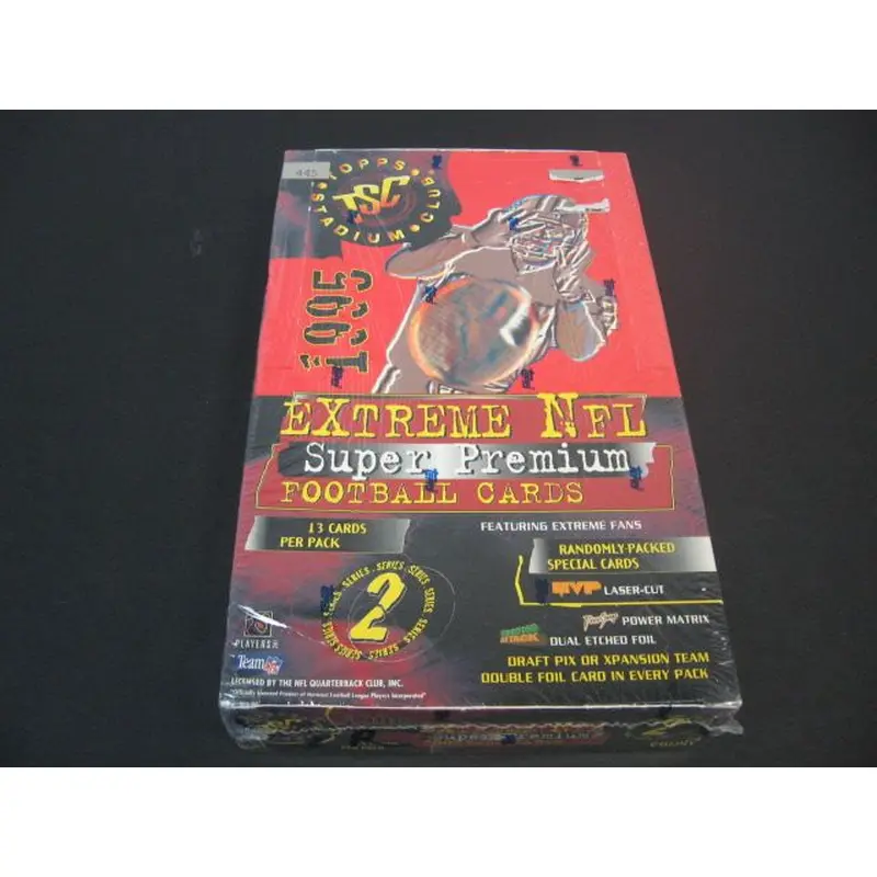1995 Topps Stadium Club Football Series 2 Box (Retail)