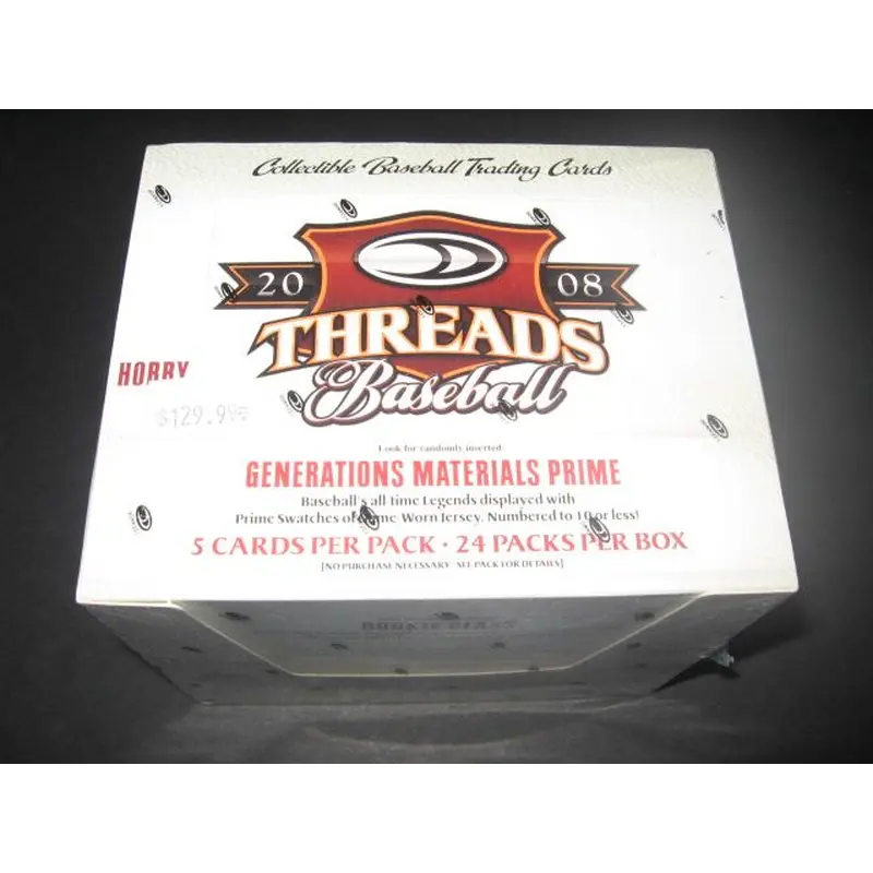 2008 Donruss Threads Baseball Box