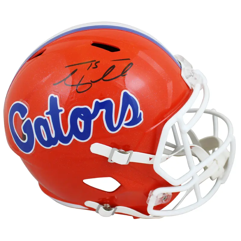 Florida Tim Tebow Authentic Signed Full Size Speed Rep Helmet BAS Witnessed