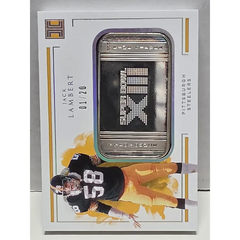Jack Lambert 2020 Panini Impeccable Silver Troy Ounce #1/20