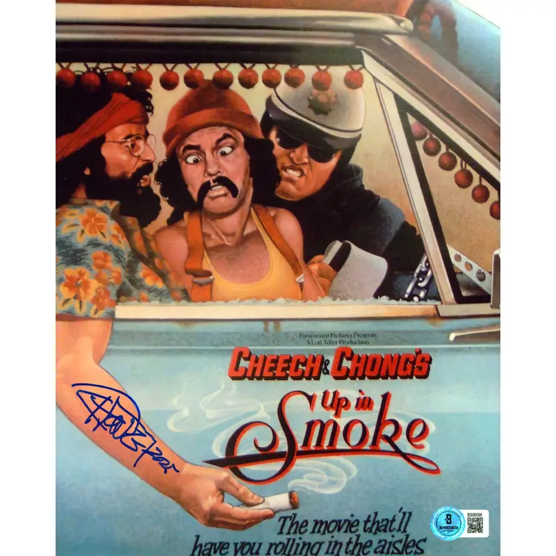 Tommy Chong Up in Smoke Authentic Signed 8x10 Vertical Photo BAS 15
