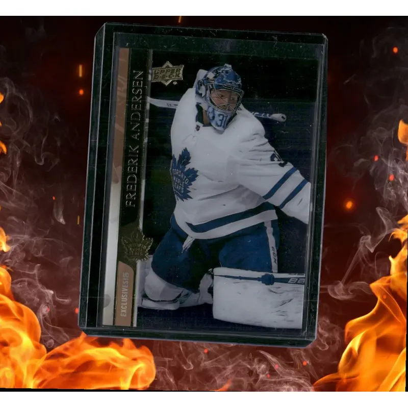 2020-21 Upper Deck Frederik Andersen UD Exclusives Clear Cut #416