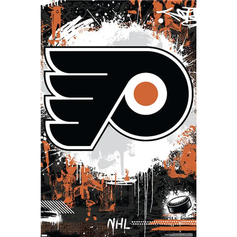 Philadelphia Flyers Official NHL Hockey Team Logo Poster - Costacos Sports 2023