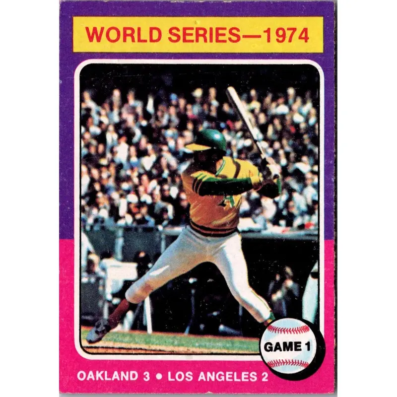 1975 Topps World Series Game 1 #461