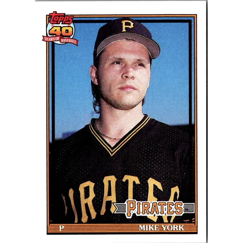 1991 Topps Mike York #508