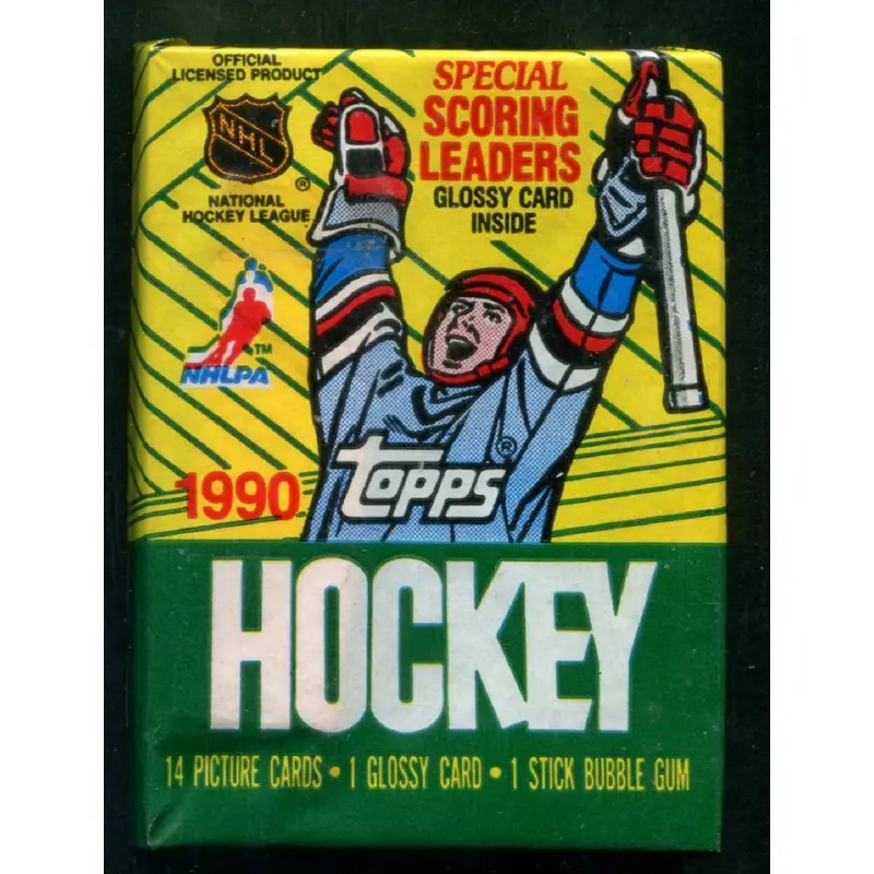 1990/91 Topps Hockey Unopened Wax Pack